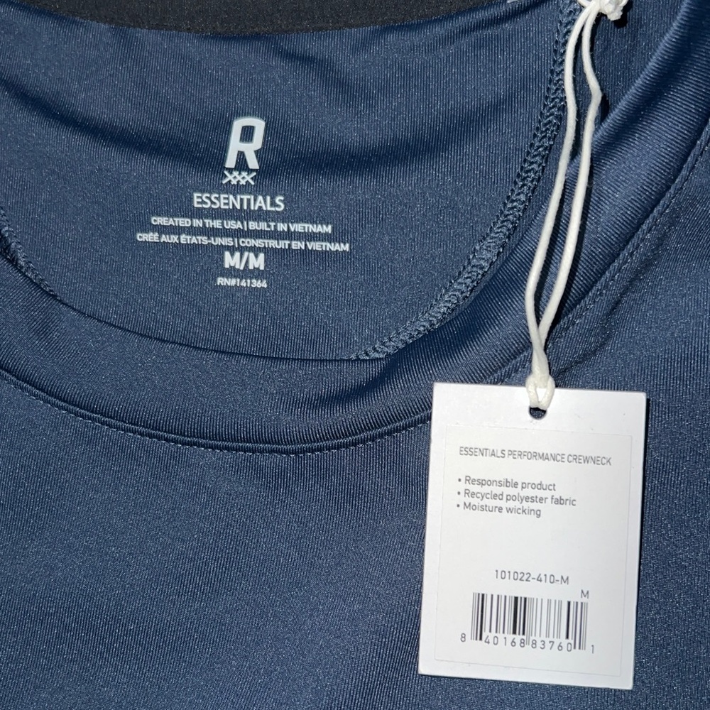 Nwt Rhone Essentials Training Crew Neck Navy Size… - image 4